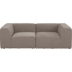 Canapé Cubo 3-places taupe 220cm