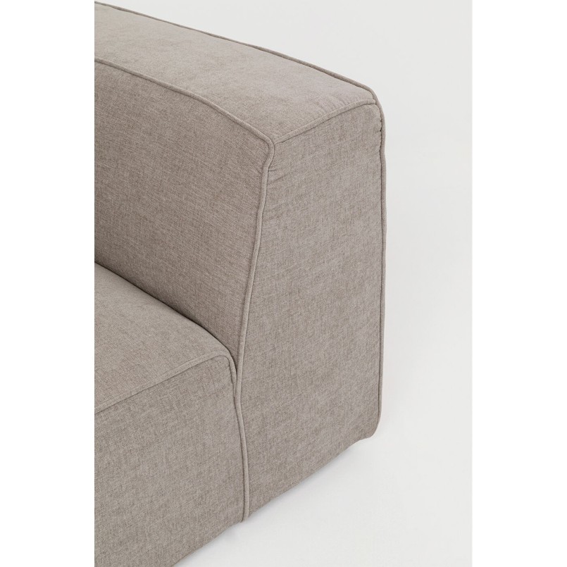 Canapé Cubo 3-places taupe 220cm