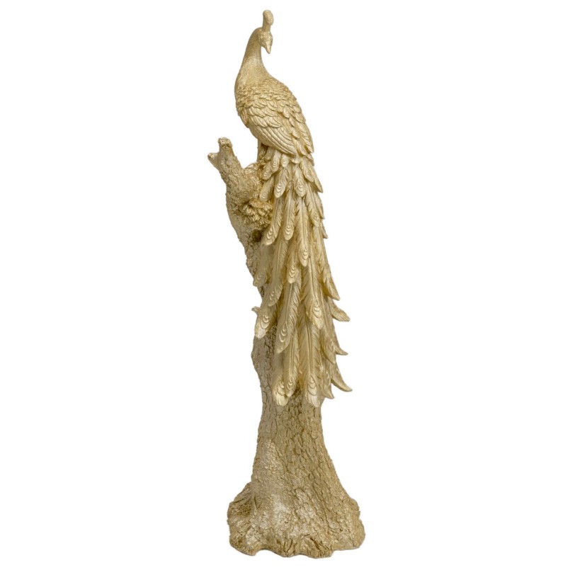 XL Golden Peacock Decoration - Kare Design