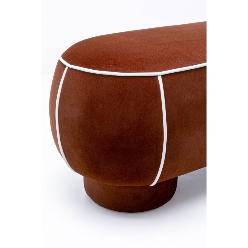 Banquette Phoebe marron 121cm