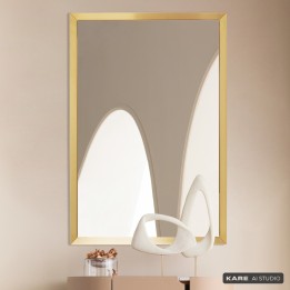Gilded wall mirror - Arezzo - Kare Design