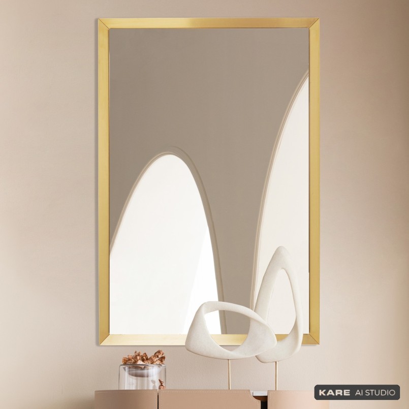 Gilded wall mirror - Arezzo - Kare Design