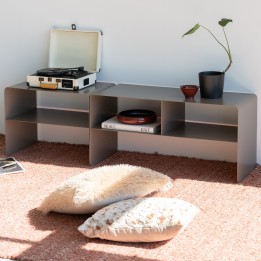 Coffee Table Lounge 58x37cm taupe Kare Design