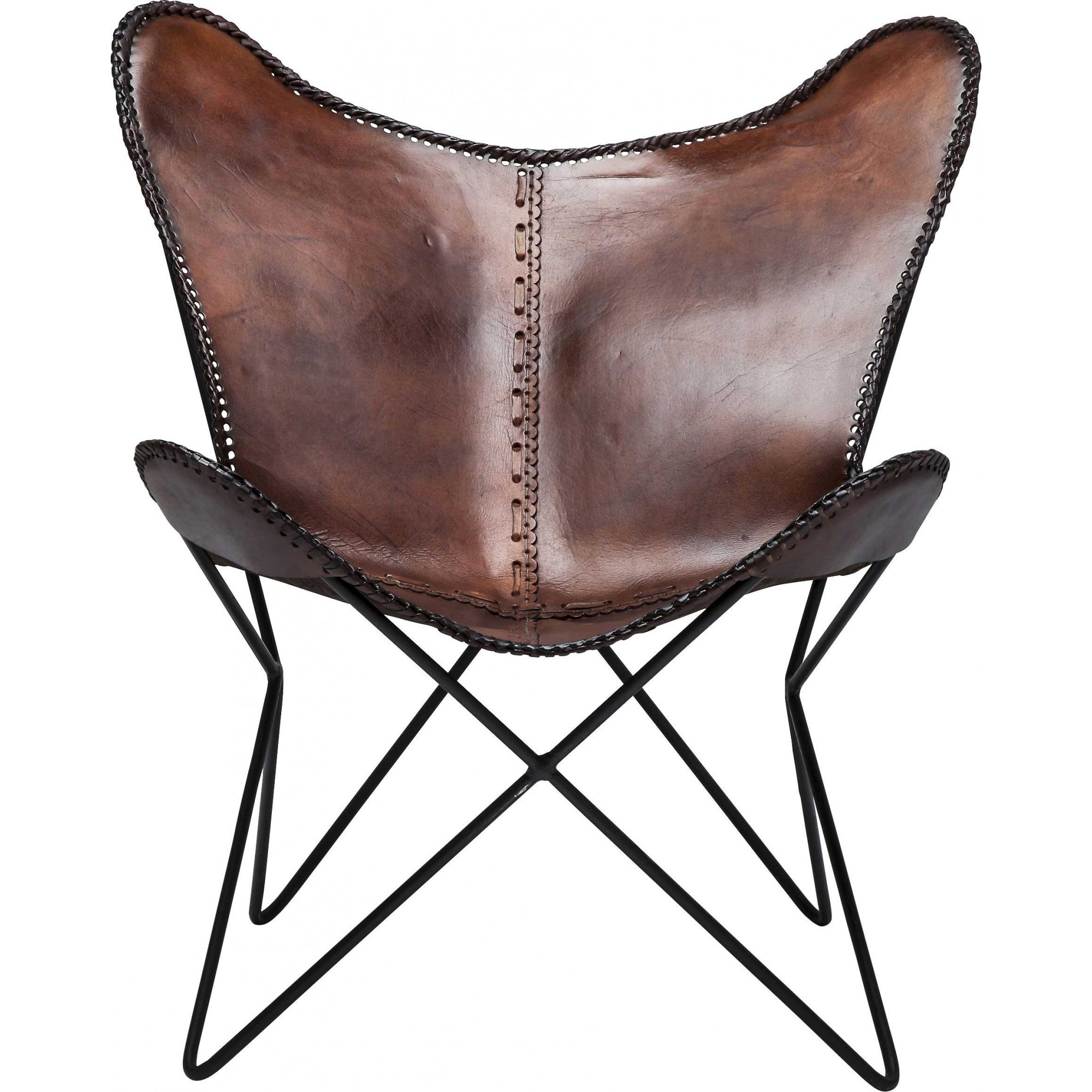 Fauteuil Butterfly marron eco Kare Design