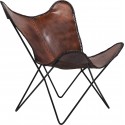 Fauteuil Butterfly marron eco Kare Design