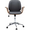 Chaise de bureau pivotante Patron noyer Kare Design