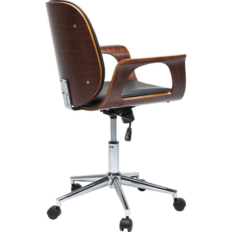 Chaise de bureau Patron noyer Kare Design