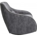 Fauteuil Rocking Chair Swing Ritmo Vintage gris Kare Design