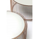 Tables basses Wire cuivre 2/set Kare Design