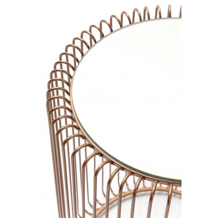 Tables d'appoint Wire cuivre 2/set Kare Design