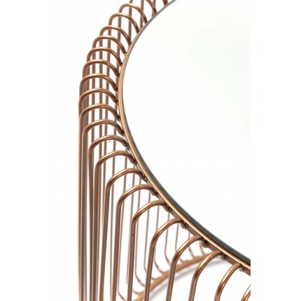 Tables d'appoint Wire cuivre 2/set Kare Design