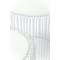 Tables d'appoint Wire blanches set de 2 Kare Design