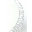 Tables d'appoint Wire blanches set de 2 Kare Design