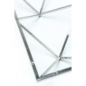 Table basse Network chromée 105x105cm Kare Design