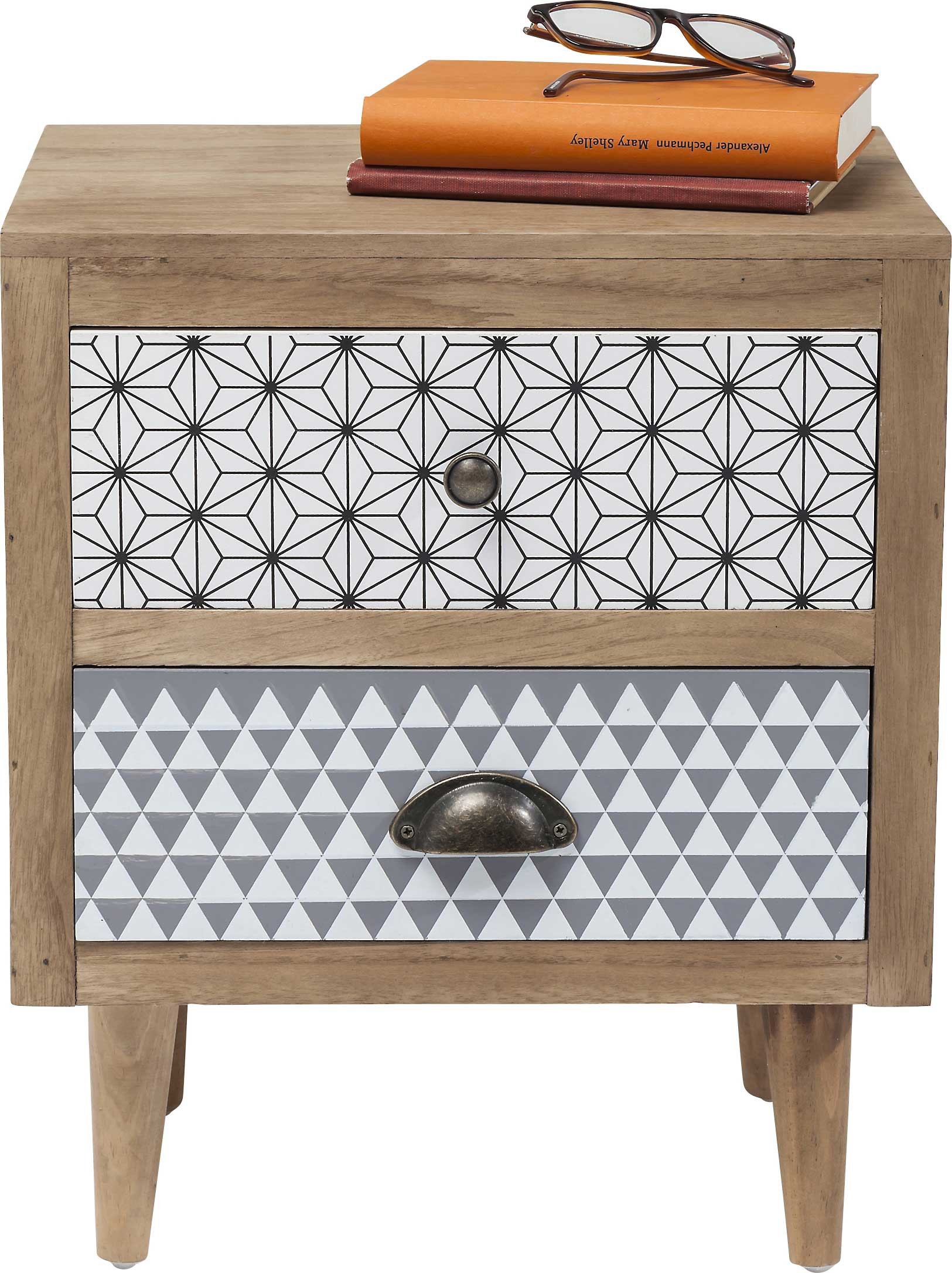 Chevet Capri 2 Tiroirs Kare Design