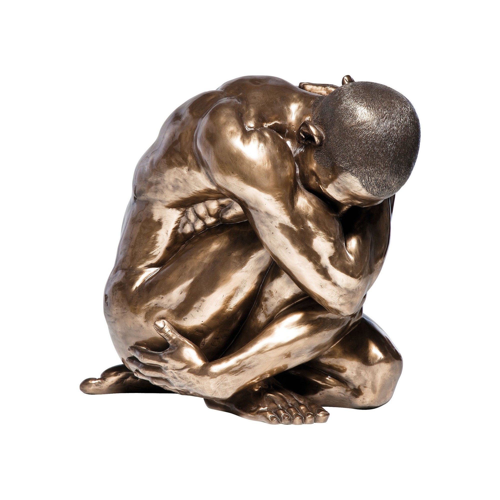 Deco Nude Man Hug bronze Kare Design