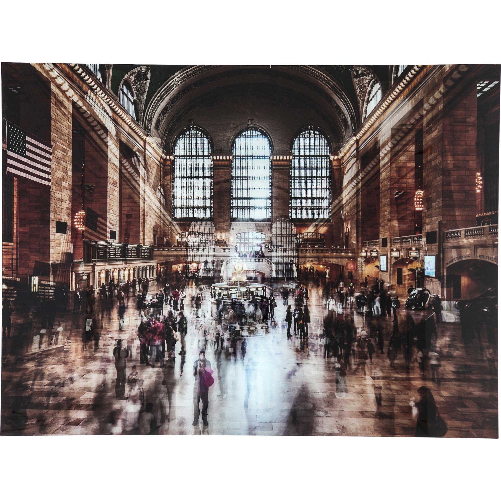 Tableau en verre Grand Central Station Kare Design