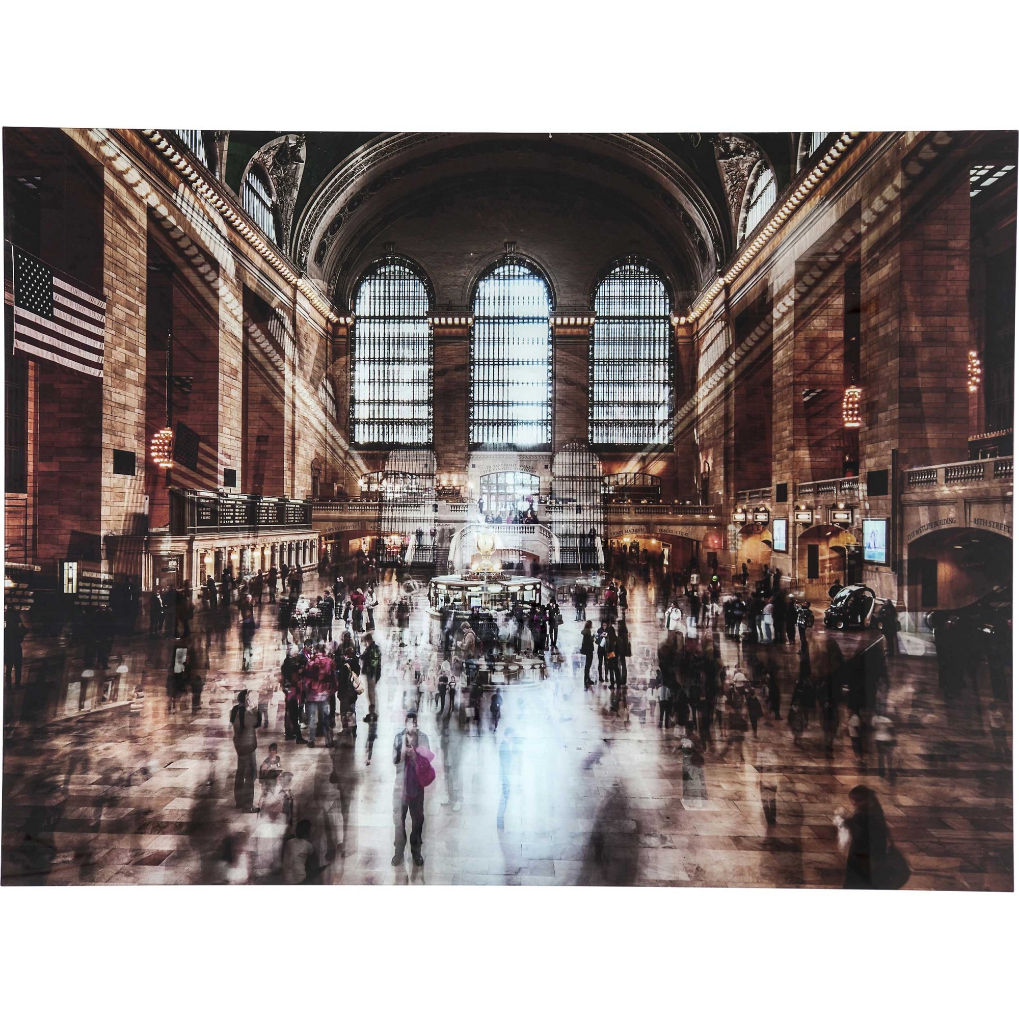 Tableau en verre Grand Central Station Kare Design