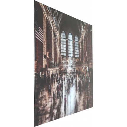 Tableau en verre Grand Central Station 160x120cm Kare Design