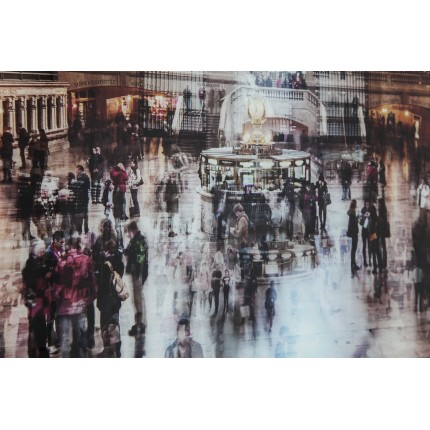 Tableau en verre Grand Central Station 160x120cm Kare Design