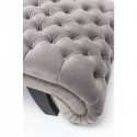 Chaise longue Chouchou velours argenté Kare Design