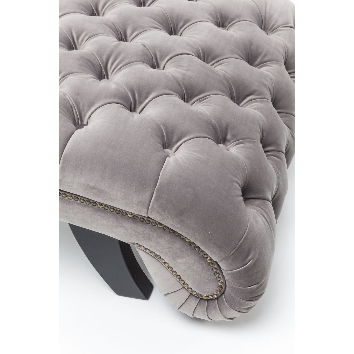 Chaise longue Desire velours gris Kare Design