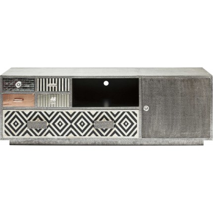 Meuble TV Chalet 1 porte, 5 tiroirs Kare Design