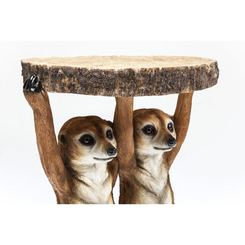 Side Table Animal Meerkat Sisters Ø33cm Kare Design