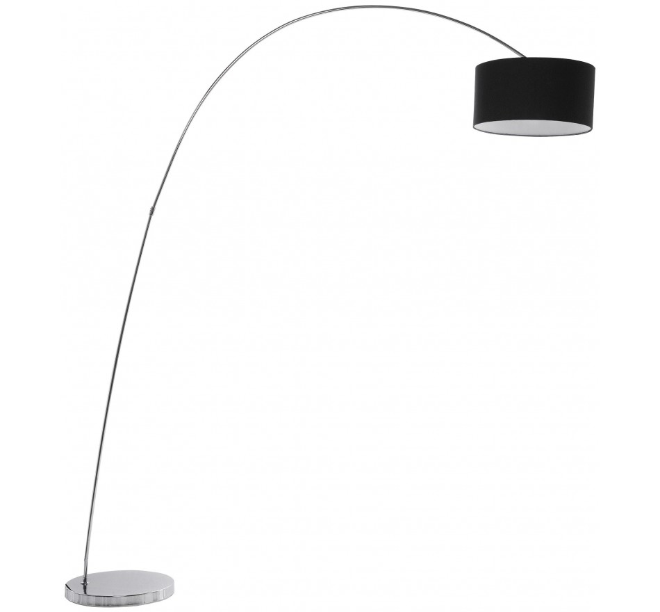 Lampadaire Gooseneck 205cm noir Kare Design