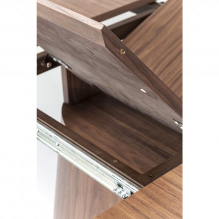 Table à rallonge Benvenuto ovale noyer Kare Design