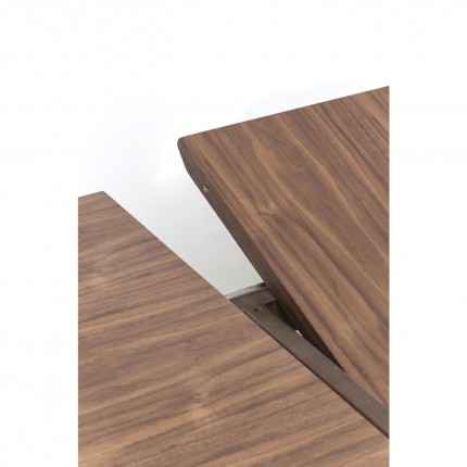 Table à rallonge Benvenuto ovale noyer Kare Design