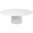 Table à rallonges Benvenuto blanche Kare Design