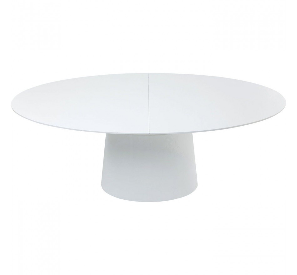 Table à rallonges Benvenuto blanche Kare Design