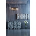 Suspension rectangulaire Smoky Lounge Kare Design