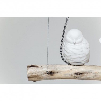 Suspension Dining oiseaux porcelaine Kare Design