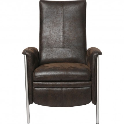Fauteuil Relax Lazy marron Kare Design Fauteuil Relax Lazy marron Kare Design