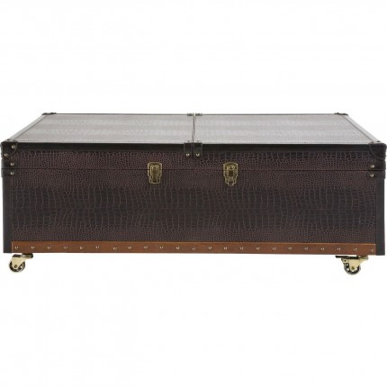 Table basse bar Globetrotter croco Kare Design