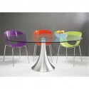 Table Ovale Verre Grande Possibilita 180 cm Kare Design