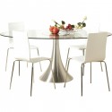 Table Ovale Verre Grande Possibilita 180 cm Kare Design