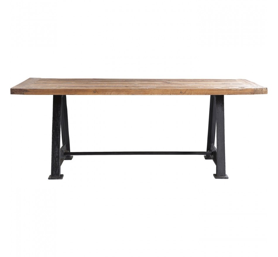 Table Bois Massif Railway 210x100 Kare Design