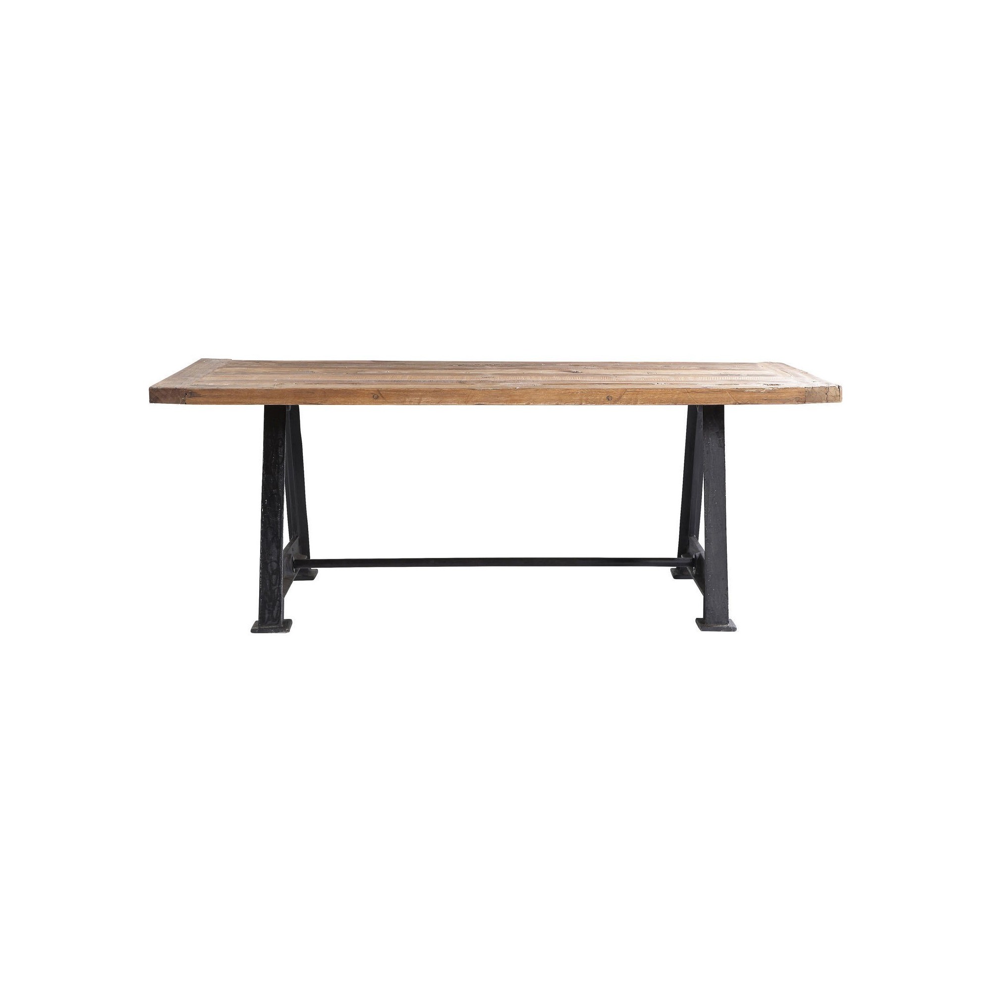 Table Bois Massif Railway 210x100 Kare Design