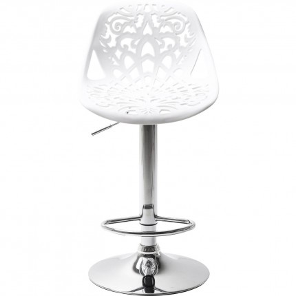 Tabouret de bar Ornament blanc Kare Design