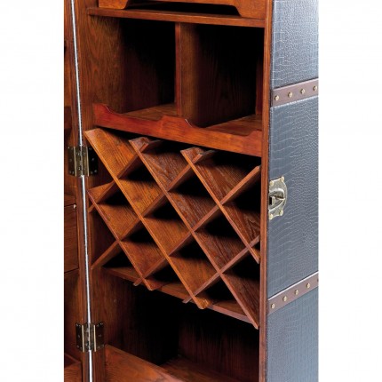 Bar-coffre Globetrotter croco 153cm Kare Design