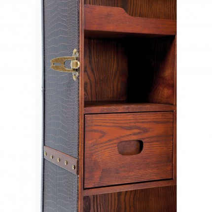 Bar-coffre Globetrotter croco 153cm Kare Design
