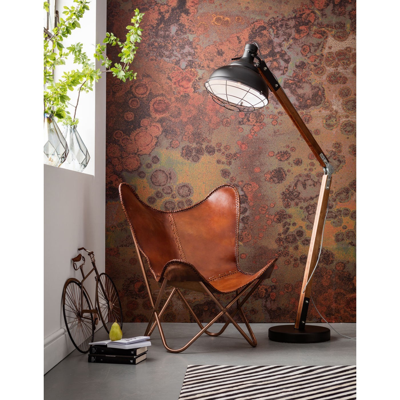 Fauteuil Butterfly Marron Kare Design