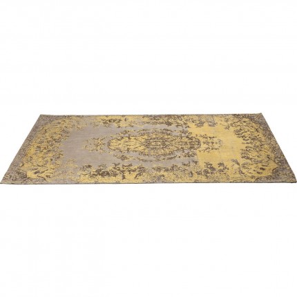 Tapis Carré Kelim Pop jaune 240x170 Kare Design