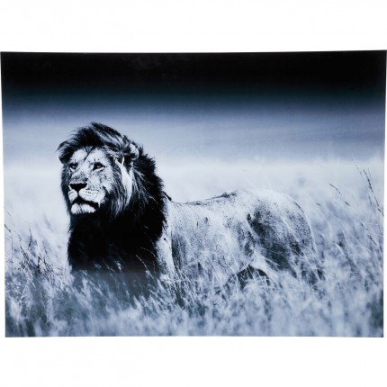 Tableau en Verre Lion King Standing 160x120cm Kare Design