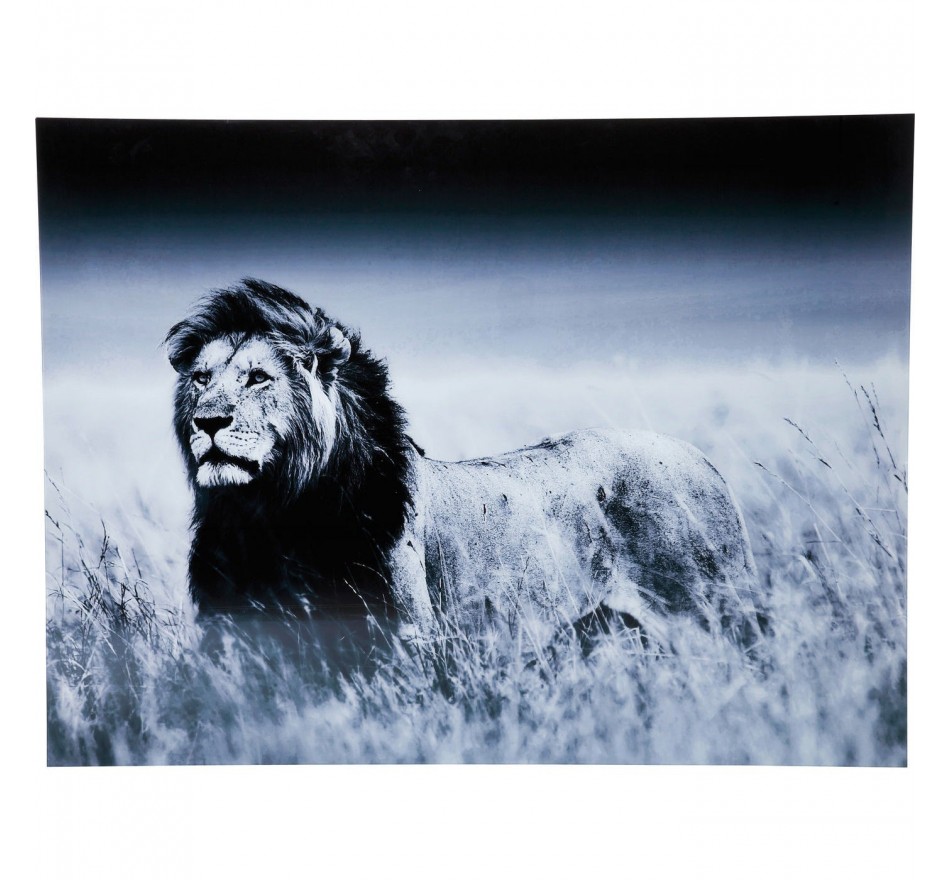 Tableau en Verre Lion King Standing 120x160 Kare Design