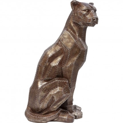 Déco Sitting Cat Rivet cuivrée Kare Design