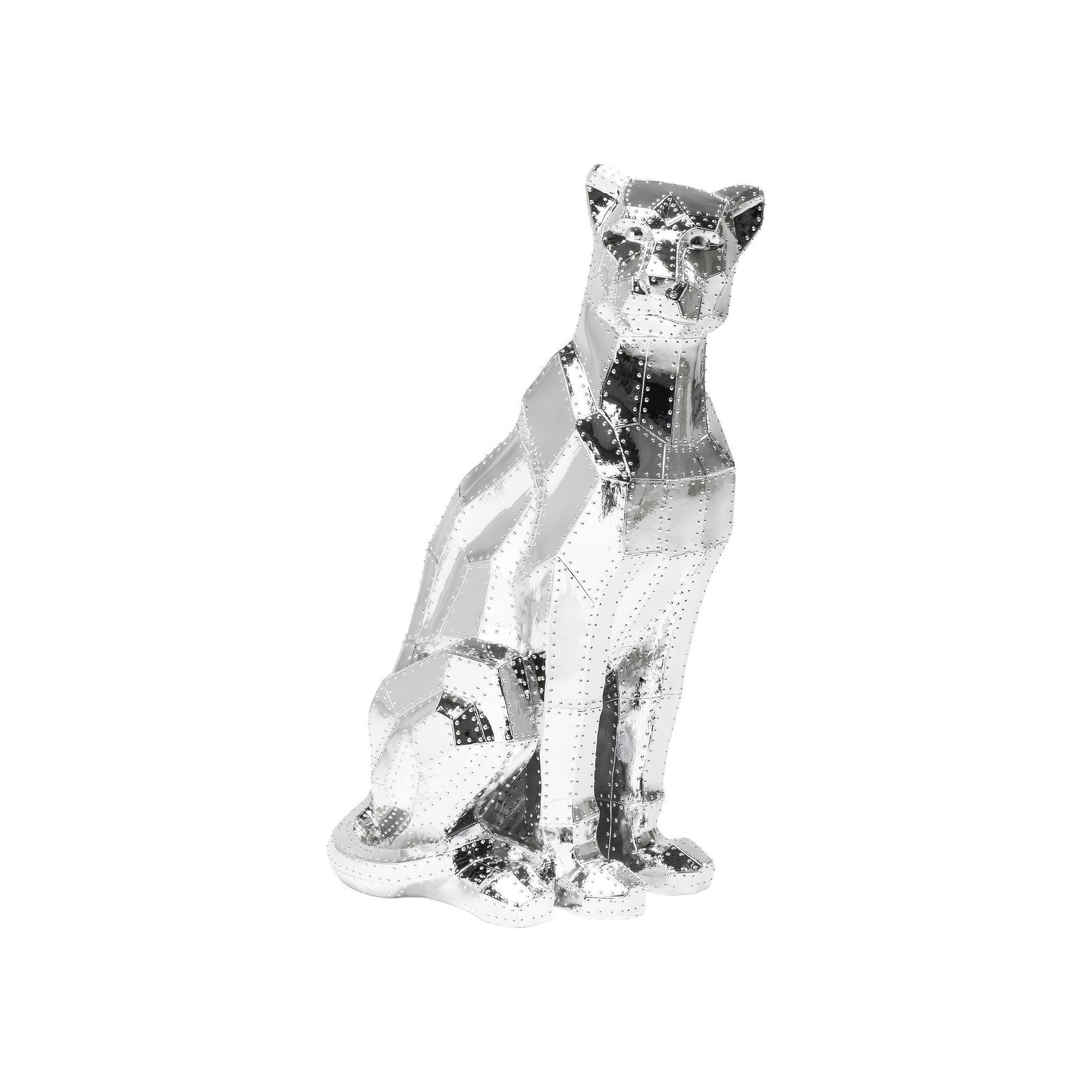 Déco Sitting Cat Rivet chrome Kare Design